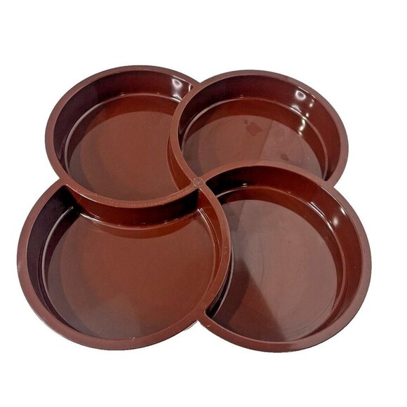 Dansk Designs Divided Serving Tray Brown Gunnar Cyren Melamine Vintage MCM - Picture 1 of 3